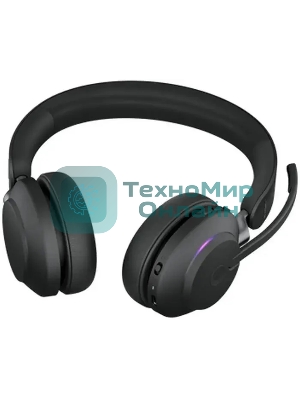 Гарнитура Jabra Evolve2 65 чёрный, беспроводная, Bluetooth, до 37 ч