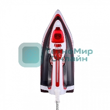 Утюг BQ SI1002 белый/красный, 2600 Вт, 30 г/мин, 140 г/мин, 320 мл