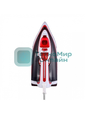 Утюг BQ SI1002 белый/красный, 2600 Вт, 30 г/мин, 140 г/мин, 320 мл