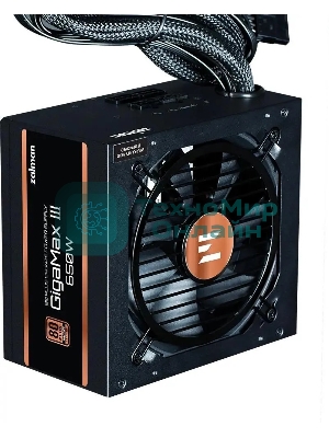 Блок питания Zalman GigaMax III 750W Retail (ZM750-GV3), 750Вт, 80 PLUS Bronze, 120мм, черный