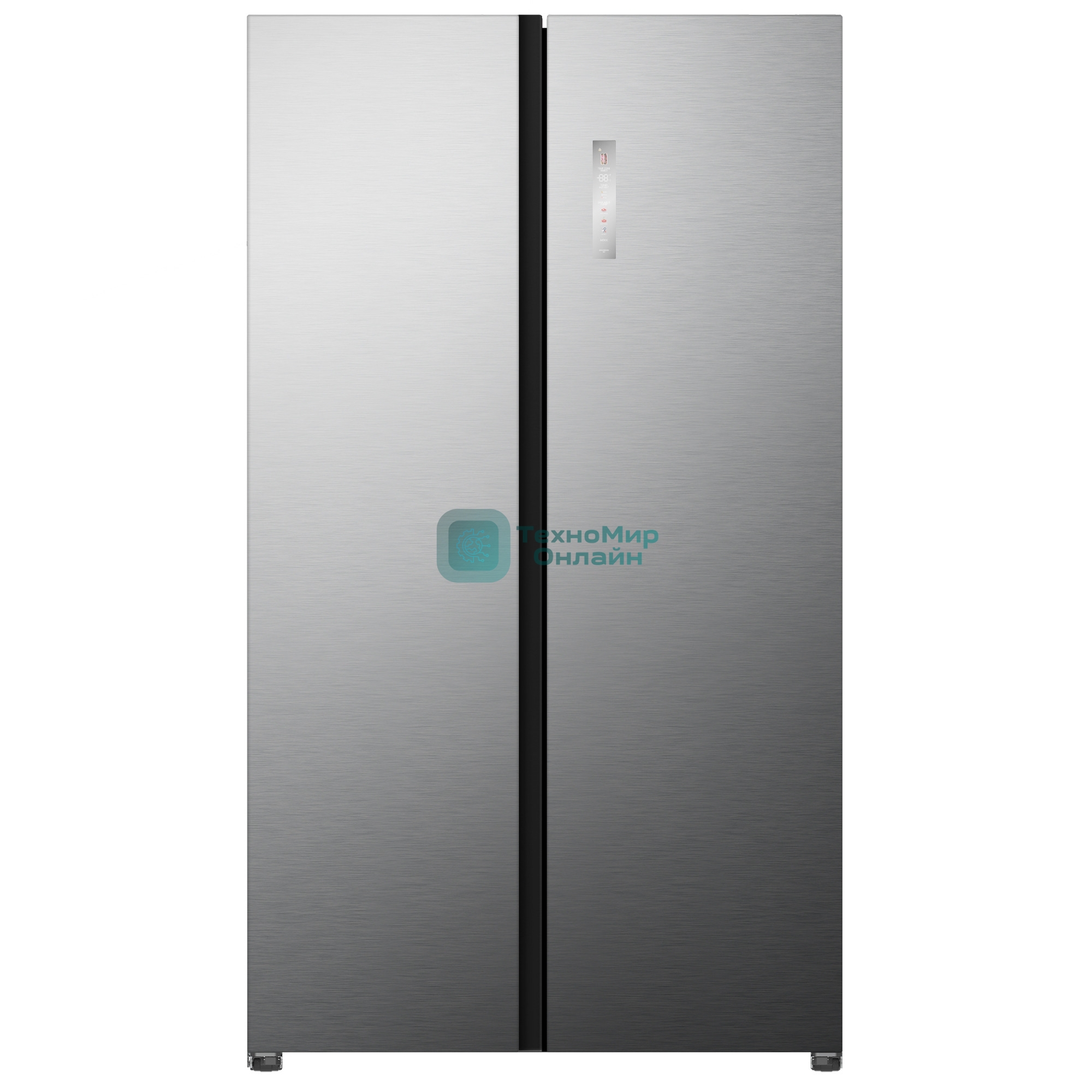 Холодильник Бирюса SBS 644 I нержавеющая сталь двухкамерный 307/291л морозилка сбоку, No Frost, Side by Side