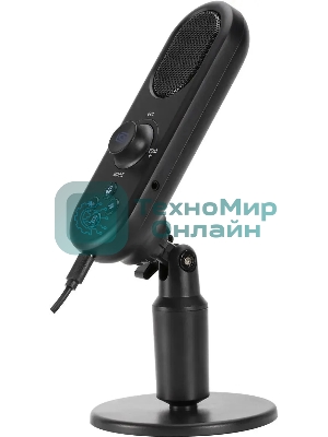 Микрофон проводной Оклик MP-M300 1.5м черный