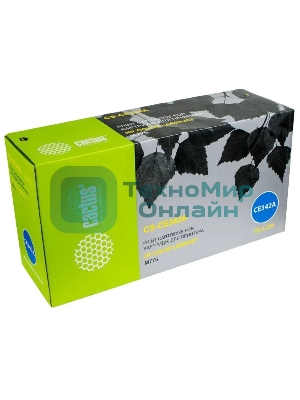 Картридж лазерный Cactus CS-CE342A желтый (16000 стр.) для HP Color LaserJet M775