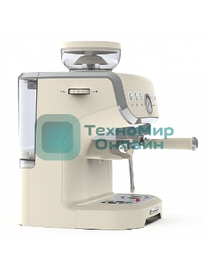 Кофейная станция BQ CM5000 бежевый, исп. кофе - зерновой/молотый, 2 л, 1560 Вт, 15 бар