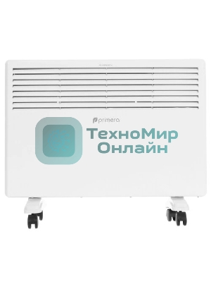 Конвектор электрический Primera PHP-1500-MWB, белый, 1500 Вт, 20 м2, термостат