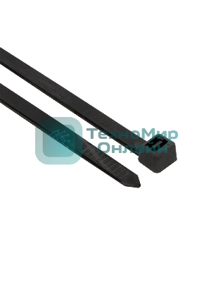 Хомут кабельный 4.8х300 нейл. черный (уп. 100 шт) EKF plc-cb-4.8x300