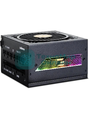 Блок питания Zalman ZM1000-TMX2 VIEW, 1000W, ATX12V v3.0, APFC, 12cm Fan, 80 PLUS Gold Gen5, Full Modular, side ARGb lights, Retail