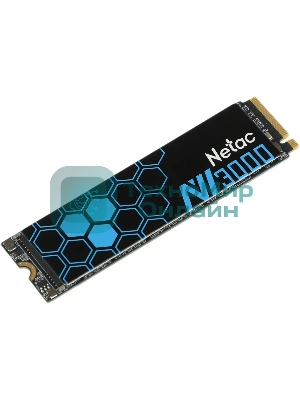 Накопитель SSD Netac NV3000, 250Gb, PCIe 3.0 x4, M.2 2280, NVMe, R/W 3000/1400