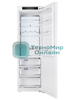 Встраиваемый холодильник Zigmund & Shtain BR 06 X белый однокамерный 280л, No Frost