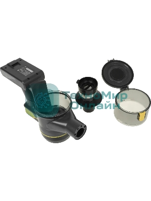 Пылесос вертикальный Centek CT-2573 черный/желтый, питание от аккумулятора, 215 Вт, уборка сухая, пылесборник 0.8 л, работа от АКБ max 45 мин