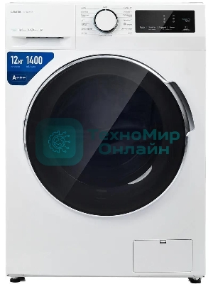 Стиральная машина Centek CT-1925 белый, загрузка фронтальная 12 кг, 1400 об/мин, класс: A+++