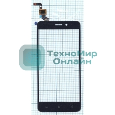Сенсорное стекло (тачскрин) для Lenovo K6, черное