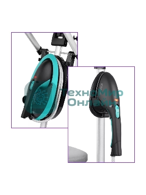 Гладильная система Kitfort КТ-992-2 1200Вт черный/бирюзовый