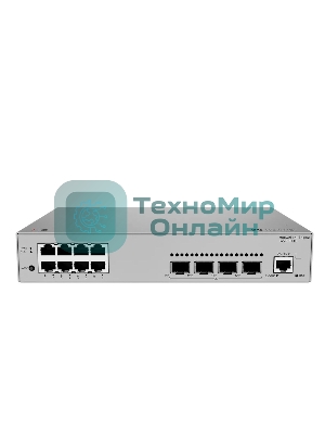 Коммутатор Huawei S220-8T4S (L2+, 8*10/100/1000BASE-T ports, 4*GE SFP ports, built-in AC power)