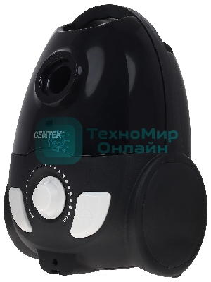 Пылесос Centek CT-2514 черный, 380/2100 Вт, уборка сухая, пылесборник мешок 2.5 л