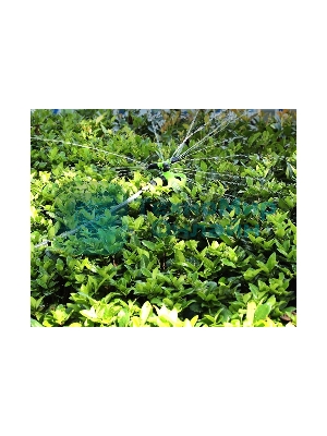 Дождеватель-разбрызгиватель круговой вращающийся 3-х сопловый Deli DL581301 2 режима распыления, площадь орошения до 310кв.м, диаметр шланга 3/4