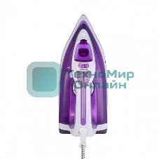 Утюг BQ SI1002 белый/фиолетовый, 2600 Вт, 30 г/мин, 140 г/мин, 320 мл