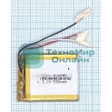 Аккумулятор Li-Pol (батарея) 4x40x45мм 3pin 3.7V/550mAh