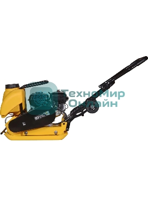 Виброплита бензиновая Huter VP-110W 13.3 л, 4780 Вт 6.5 л.с., 25 кН, подошва 580х500 мм, 1150 м²/ч, 105 дБ