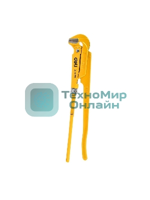 Трубный рычажный ключ №2 с прямыми губками Deli DL105155 420мм, раскрытие губок 0-55мм, сталь Cr-V