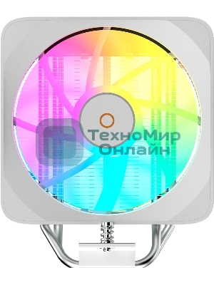 Кулер для процессора Ocypus Delta A40 EX WH Digital, 120мм ARGB FAN, Top Display Panel, 4 HEAT PIPES, 4-PIN PWM, 500-1800 RPM, 29DBA, HYDRO BEARING, LGA115X/1200/1700/18XX, AM4/AM5
