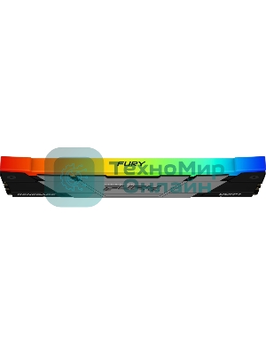 Оперативная память Kingston Fury Renegade, DDR4, 16GB (1x16GB), 3200MHz, CL16, DIMM, с радиатором, RGB, серебристый/черный