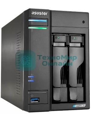 Сетевой накопитель ASUSTOR AS6702T/2BAY/EU/4GD4 (90IX01N1-BW3S20)