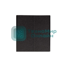 Выключатель Kranz STRONG 2 кл 10А с/у графит