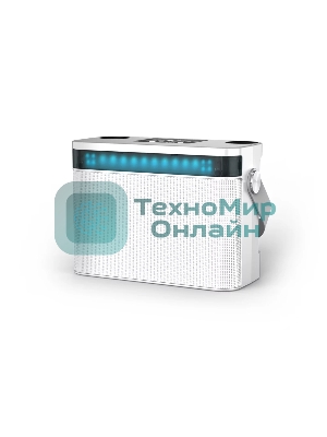 Переносная караоке система TRS2403 iconBIT K902W Колонка 10Вт, 2 микрофона Bluetooth, световые эффекты, аккумулятор в колонке 3000mAh и микрофонах, 22.3*9.6*15.7CM, белый