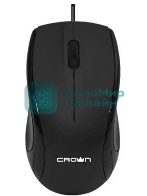 Мышь проводная CROWN CMM-312 черный