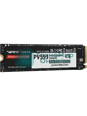 Накопитель SSD M.2 Viper 4.0Tb VP593 Series PV593P4TbM28H (PCI-E 5.0 x4, up to 14000/13000MBs, 3D TLC, 3000TbW, DRAM, NVMe 2.0, SM2508)