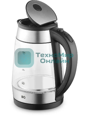 Чайник электрический BQ KT1738G черный/стальной