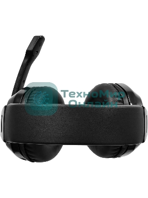 Гарнитура проводная с микрофоном Oklick Phoenix HS-L320G черный/красный 1.9м мониторы оголовье (NO-3000)