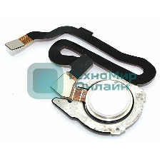 Кнопка HOME в сборе с механизмом и шлейфом для Huawei Honor 8, белый