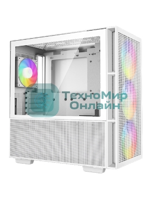 Компьютерный корпус Deepcool CH560 WH без БП, боковое окно (закаленное стекло)