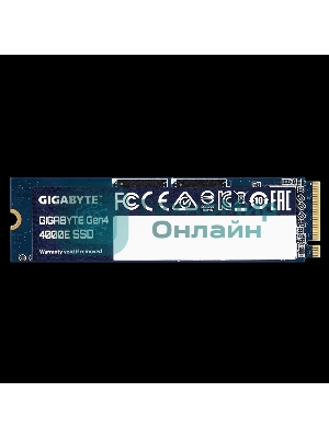 Накопитель SSD Gigabyte 4000E (G440E500G), 500Gb, PCIe 4.0 x4, M.2 2280, NVMe, R/W 3600/3000