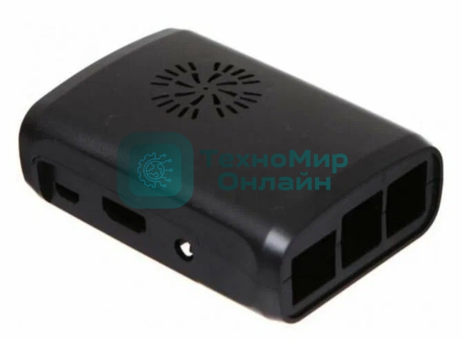 Корпус Qumo,Plastic, Raspberry Pi 3, черный (RS045)