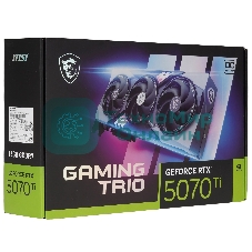 Видеокарта MSI RTX5070Ti GAMING TRIO OC 16Gb GDDR7 256bit 3xDP HDMI 3FAN RTL