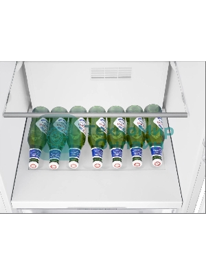 Встраиваемый холодильник Korting KSI 1221, белый однокамерный 173л, морозилка отсутствует, капельное