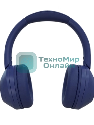 Беспроводные наушники MORE CHOICE HW11 синий, накладные, Bluetooth, до 6 ч