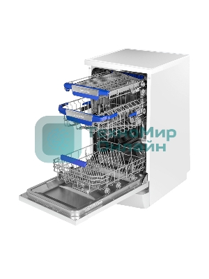 Посудомоечная машина Maunfeld MWF45230W, белый, 45 см, 10 компл., 49 дБ, класс A++