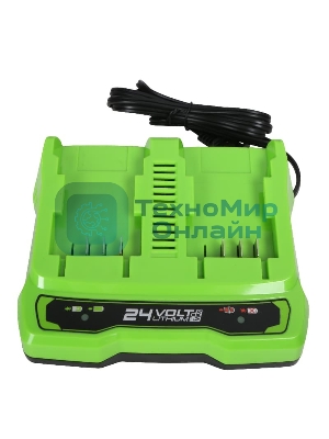 Зарядное устройство Greenworks G24X2UC2, 24V (2931907)
