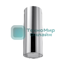 Вытяжка Kuppersberg, цилиндрическая, настенная, 35 см, сенсорное управление, таймер, отвод/рециркуляция, 3 скорости, производительность 850 м3/ч, LED освещение, обратный клапан, уровень шума 68 дБ, угольный фильтр CF110 (опция), цвет нержавеющая сталь