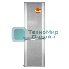 Холодильник ОРСК 174 MI металлик двухкамерный 220/120л морозилка снизу