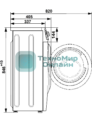 Стиральная машина Atlant СМА 40М105-00 белый, загрузка фронтальная 4 кг, 1000 об/мин., класс: А+
