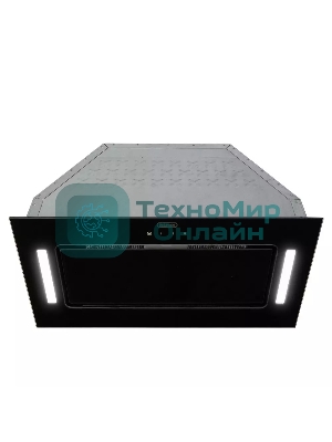 Вытяжка встраиваемая DeLonghi COSETTA 515 NB черный, 53 см, 1500 куб. м/ч, 63 дБ