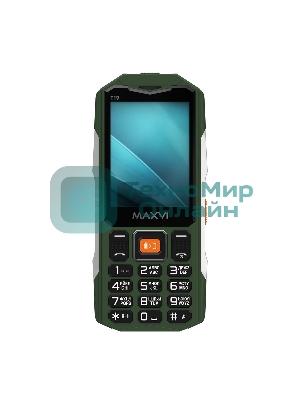Мобильный телефон Maxvi T19 зеленый