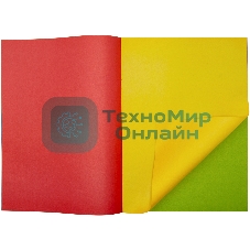 Бумага цветная Silwerhof ассорти двустор. 16л. 8цв. A4 Пони 50г/м2 2диз. обл.бум.офсет скрепка (упак.:50шт)