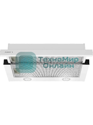 Вытяжка встраиваемая Maunfeld VS Light 60 белый, 60 см, 520 куб. м/ч, 56 дБ