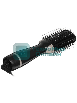 Фен-расческа Galaxy Line GL 4407 черный, 1200 Вт